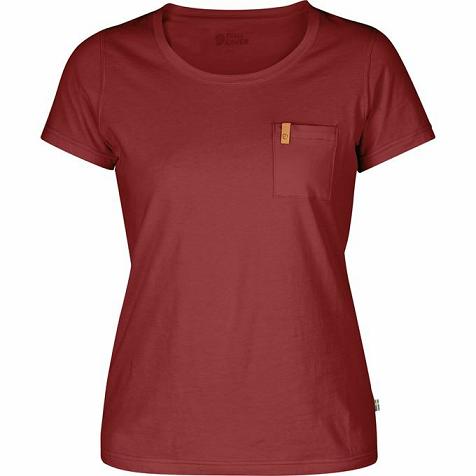 Fjallraven Women Övik T-Shirt Red PH72122 Philippines